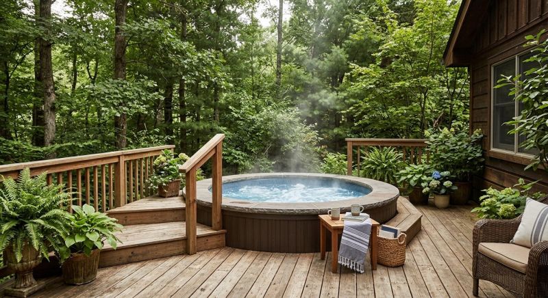 Hot Tub Deck Construction in Norwalk, CT